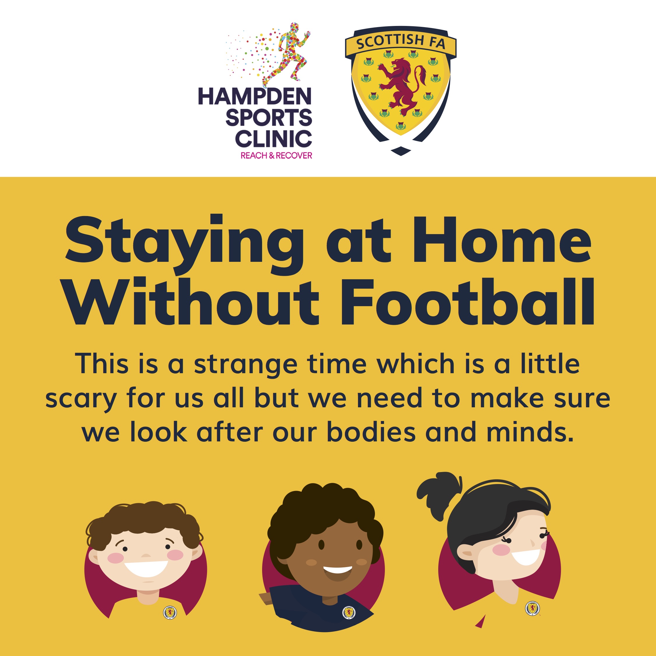 Blog STAYING AT HOME WITHOUT FOOTBALL Hampden Sports Clinic